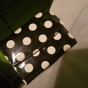 Polka dot wallet